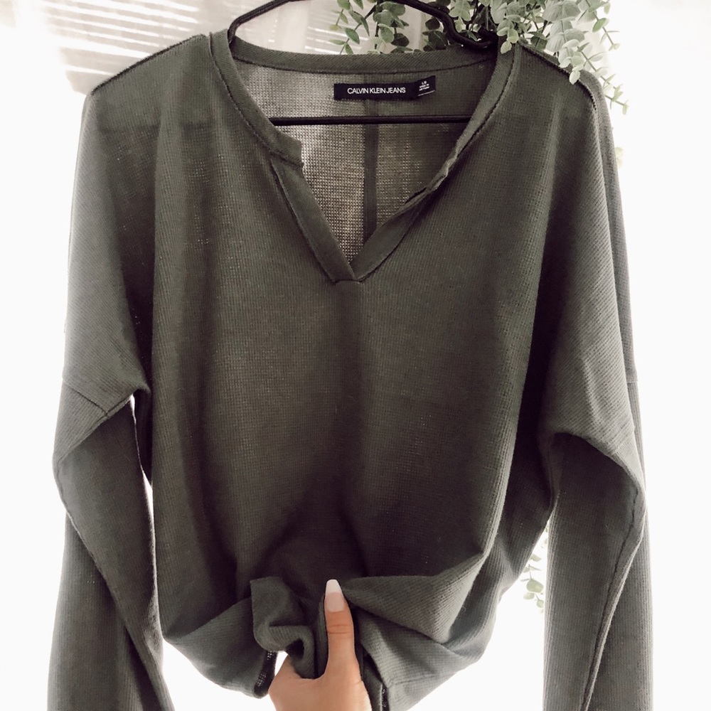 Calvin Klein Jeans Waffle Long Sleeve